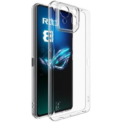 Asus Rog Phone 8 (8 Pro) „Imak“ cieta silikona (TPU) dzidrs apvalks | vacins.lv