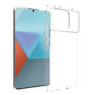 Твердый силиконовый чехол (TPU) для Xiaomi Poco X6 Pro 5G (Redmi K70E), прозрачный | Vacins.lv