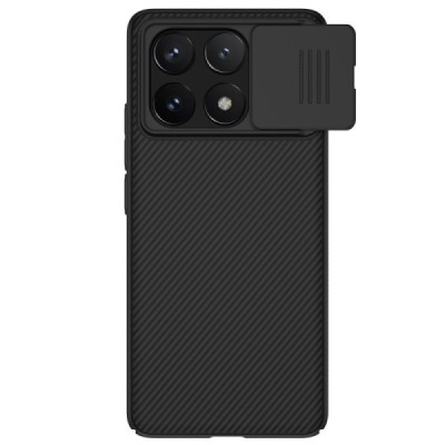 Xiaomi Poco X6 Pro 5G (Redmi K70E) „Nillkin“ CamShield melns apvalks | vacins.lv