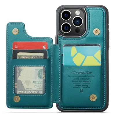 Apple iPhone 15 Pro „CaseMe“ Wallet zaļš plastika apvalks | vacins.lv
