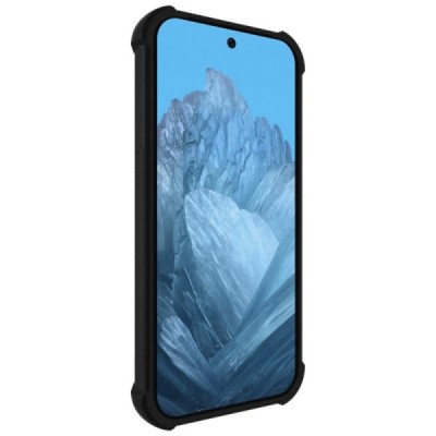 Google Pixel 9 Pro XL Imak усиленный твердый силиконовый чехол TPU - чёрный | Vacins.lv