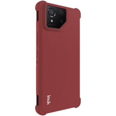 Asus Rog Phone 8 (8 Pro) Imak усиленный твердый силиконовый чехол TPU - бордовый | Vacins.lv