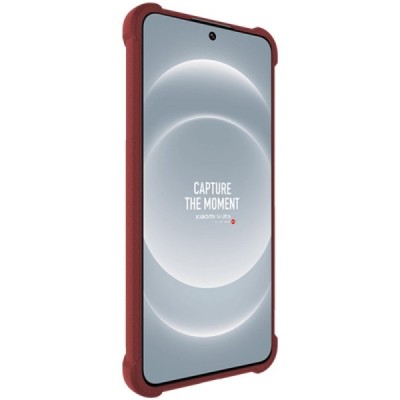 Xiaomi 14 Ultra Imak усиленный твердый силиконовый чехол TPU - бордовый | Vacins.lv