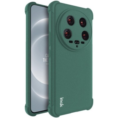 Xiaomi 14 Ultra Imak усиленный твердый силиконовый чехол TPU - зелёный | Vacins.lv