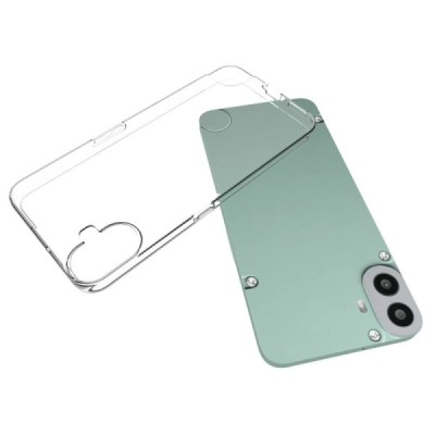 Твердый силиконовый чехол (TPU) для Nothing CMF Phone 1, прозрачный | Vacins.lv