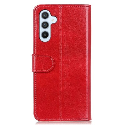 Samsung Galaxy A55 5G (SM-A556) Binfen atvēramais sarkans maciņš - maks | Vacins.lv