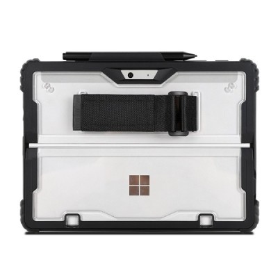 Microsoft Surface Pro 11, 10, 9 pastiprinātas aizsardzības dzidrs (caurspīdīgs) apvalks, vaciņš | Vacins.lv