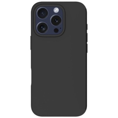 Твердый силиконовый чехол (TPU) для Apple iPhone 16 Pro Max, чёрного цвета | Vacins.lv