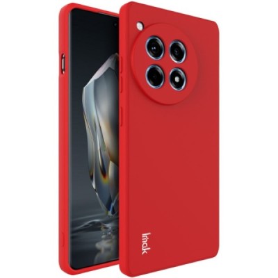 OnePlus 12R / Ace 3 "Imak" cieta silikona (TPU) sarkans apvalks | vacins.lv