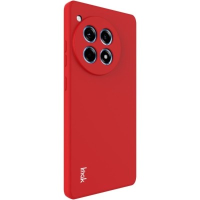 OnePlus 12R / Ace 3 "Imak" cieta silikona (TPU) sarkans apvalks | vacins.lv