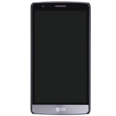 Nillkin Frosted Shield LG G3 S juodas plastikinis dėklas + apsauginė ekrano plėvelė / Priedai.lt