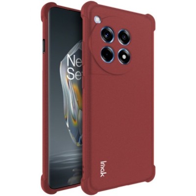 OnePlus 12R 5G (Ace 3) "Imak" усиленный твердый силиконовый чехол TPU - бордовый | Vacins.lv