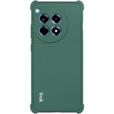 OnePlus 12R 5G (Ace 3) "Imak" pastiprinātas aizsardzības cieta silikona (TPU) zaļš vāciņš | Vacins.lv