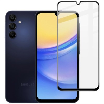 Samsung Galaxy A16 "Imak" Tempered Glass melns ekrāna aizsargstikls | Vacins.lv