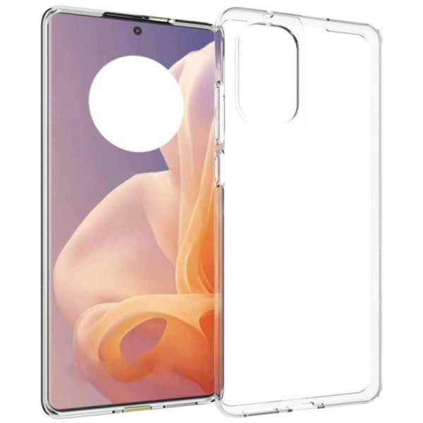 Твердый силиконовый чехол (TPU) - прозрачный (Motorola Moto G85 5G / S50 Neo 5G)