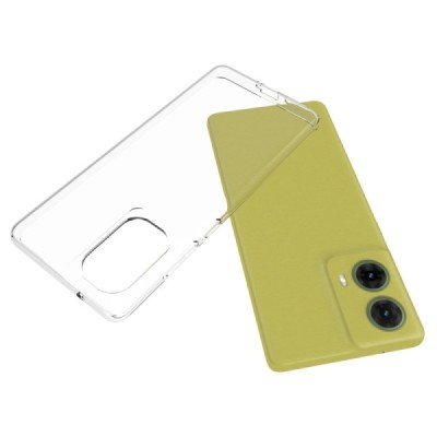 Твердый силиконовый чехол (TPU) для Motorola Moto G85 5G (S50 Neo 5G), прозрачный | Vacins.lv