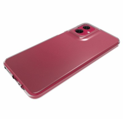 Твердый силиконовый чехол (TPU) для Motorola Moto G55 5G, прозрачный | Vacins.lv