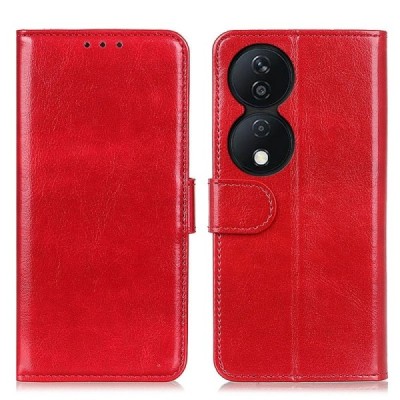 Honor X7b / 90 Smart / Play 50 Plus Binfen открываемый красный кожаный чехол - книжка | Vacins.lv