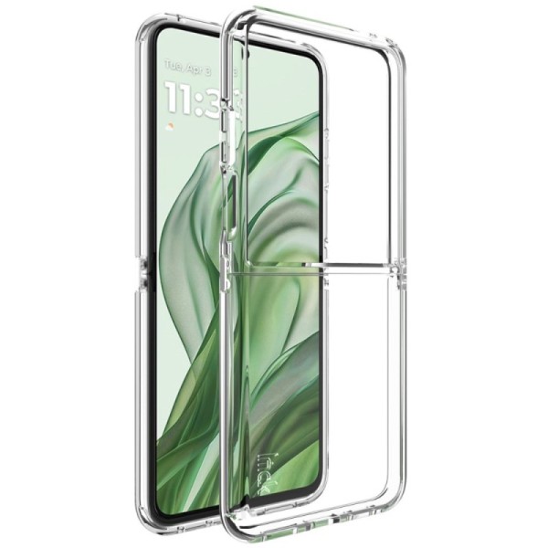 "Imak" pastiprinātas aizsardzības cieta silikona (TPU) apvalks - dzidrs (Motorola Razr 50 Ultra)