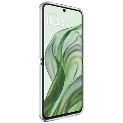 Motorola Razr 50 Ultra 5G (Razr+ 2024) "Imak" pastiprinātas aizsardzības cieta silikona (TPU) dzidrs (caurspīdīgs) vāciņš | Vaci