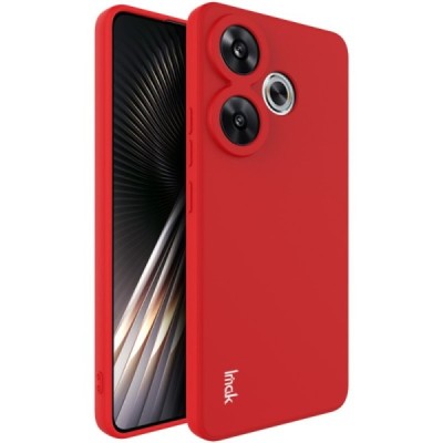 Твердый силиконовый чехол "Imak" (TPU) для Poco F6 5G красный | Vacins.lv