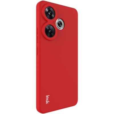 Poco F6 5G „Imak“ cieta silikona (TPU) sarkans apvalks | vacins.lv