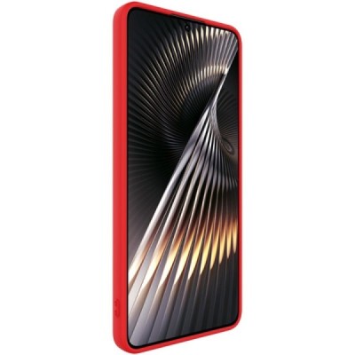 Poco F6 5G „Imak“ cieta silikona (TPU) sarkans apvalks | vacins.lv
