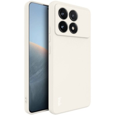 Твердый силиконовый чехол "Imak" (TPU) для Xiaomi Poco X6 Pro 5G (K70E) песочный | Vacins.lv