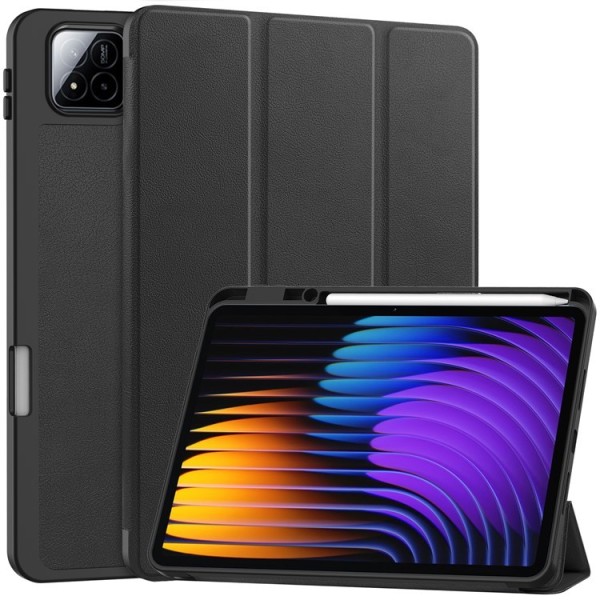 Чехол-книжка „Stylus“ - чёрный (Xiaomi Pad 7 / Pad 7 Pro / Pad 8 / Pad 8 Pro)