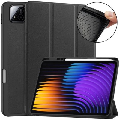 Чехол-книжка „Stylus“ - чёрный (Xiaomi Pad 7 / Pad 7 Pro / Pad 8 / Pad 8 Pro)