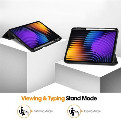 Чехол-книжка „Stylus“ - чёрный (Xiaomi Pad 7 / Pad 7 Pro / Pad 8 / Pad 8 Pro)