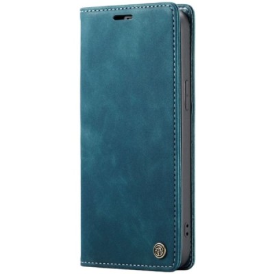 Samsung Galaxy A16 CaseMe Retro открываемый, зелёный, кожаный чехол – книжка | Vacins.lv