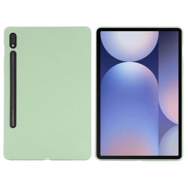 "Shell" твердый силиконовый чехол (TPU) - зелёный (Galaxy Tab S10 Ultra / Tab S9 Ultra)