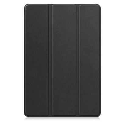 Samsung Galaxy Tab S10 Ultra, S9 Ultra, S8 Ultra чёрный кожаный чехол - книжка с местом для стилуса | Vacins.lv