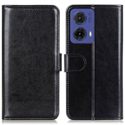Motorola Moto G85 5G (S50 Neo 5G) Binfen открываемый черный кожаный чехол - книжка | Vacins.lv