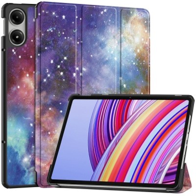 Xiaomi Redmi Pad Pro "Cosmo" цветной кожаный чехол-книжка (складной) | Vacins.lv