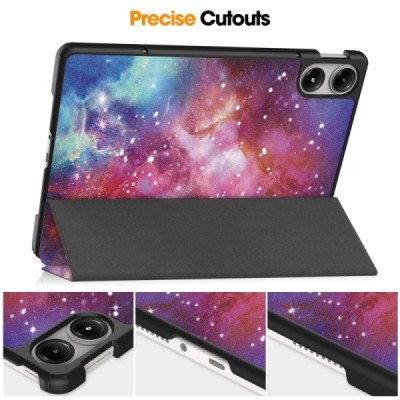 Xiaomi Redmi Pad Pro "Cosmo" цветной кожаный чехол-книжка (складной) | Vacins.lv