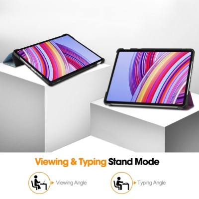 Xiaomi Redmi Pad Pro "Cosmo" цветной кожаный чехол-книжка (складной) | Vacins.lv