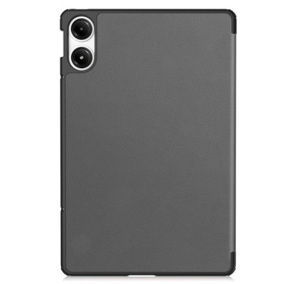 Xiaomi Redmi Pad Pro серый кожаный чехол-книжка (складной) | Vacins.lv
