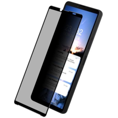 Sony Xperia 10 VI "Imak" 9H Tempered Glass повышенная конфиденциальность, черная защитное стекло для экрана с полным покрытием 0