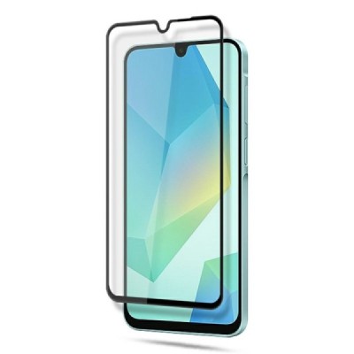 Samsung Galaxy A16 "Mocolo" 2.5D 9H Tempered Glass усиленная защита, черное защитное стекло с полным покрытием толщиной 0,26 мм