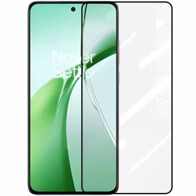 OnePlus Nord 4 "Rurihai" 9H Tempered Glass усиленная защита, черное защитное стекло с полным покрытием толщиной 2.5D | Vacins.lv