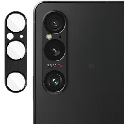 Sony Xperia 1 VI "IMAK" aizmugurējās kameras melns aizsargstikls 0.33 mm (Tempered Glass) | Vacins.lv