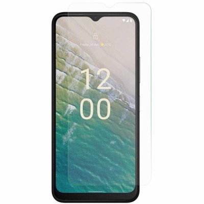 Nokia C32 tempered Glass частичное покрытие защитное стекло 0,3 мм - прозрачный | Vacins.lv
