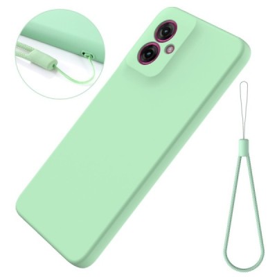 Motorola Moto G55 5G "Shell" твердый (TPU) силиконовый чехол - зелёный | Vacins.lv