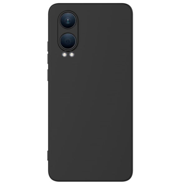 "Shell" твердый силиконовый (TPU) чехол - чёрный (OnePlus Nord CE4 Lite 5G)