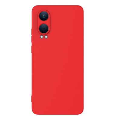 OnePlus Nord CE4 Lite 5G "Shell" cieta silikona (TPU) apvalks - sarkans | vacins.lv