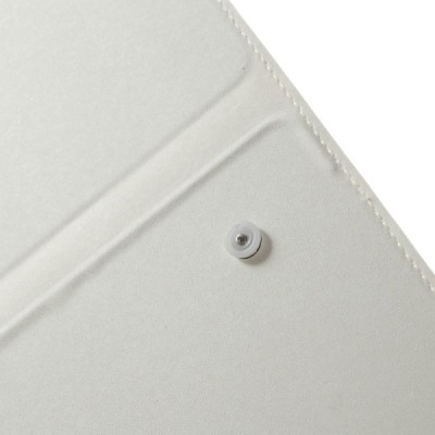 Samsung Galaxy Tab S 10.5 (T805, T800) atverčiamas baltas odinis dėklas / Priedai.lt