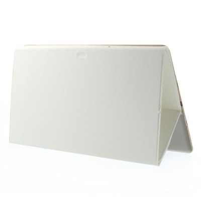 Samsung Galaxy Tab S 10.5 (T805, T800) atverčiamas baltas odinis dėklas / Priedai.lt