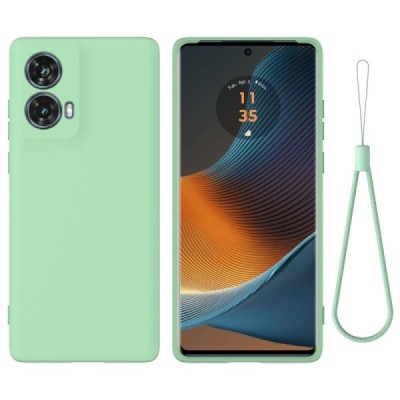Motorola Moto G85 5G (S50 Neo 5G) "Shell" твердый (TPU) силиконовый чехол - зелёный | Vacins.lv
